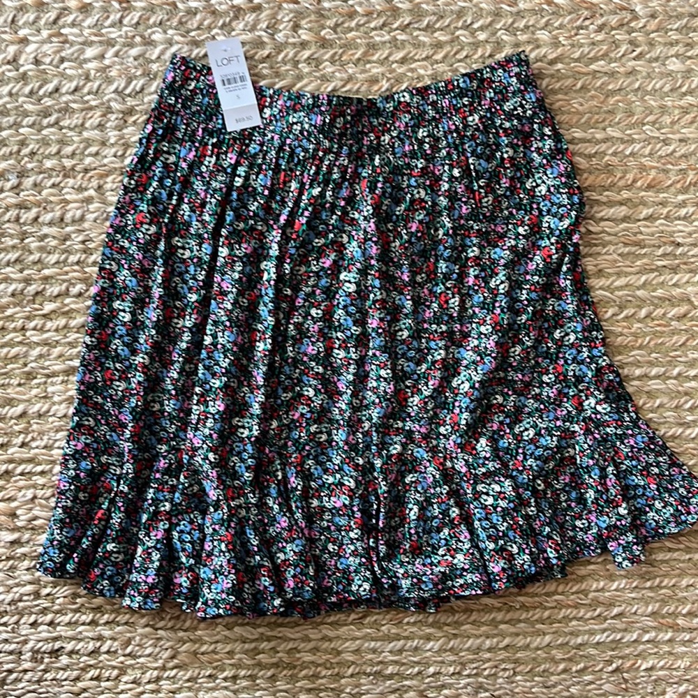 Loft floral skirt